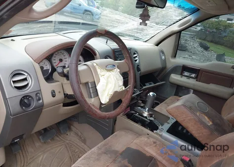 2007 Ford F150 Supercrew из США, поврежденный, VIN 1FTPW12V77KD18742